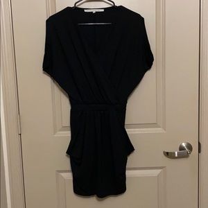 Rachel Roy Black V-Neck Dress (XS)
